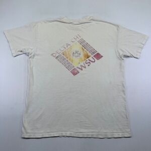 Vintage 90s Delta Chi WSU Cougars T Shirt Size XL‎ Fraternity College Washington